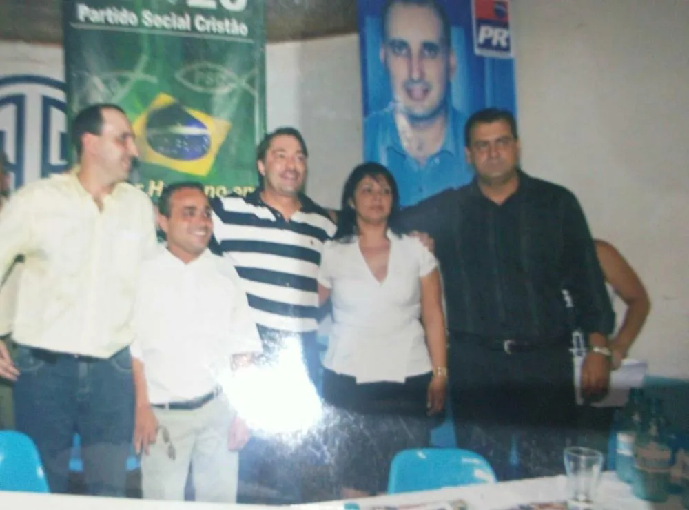 Aqui ao lado de Giacobo em 2008 foi pre candidato a prefeito de Barracão