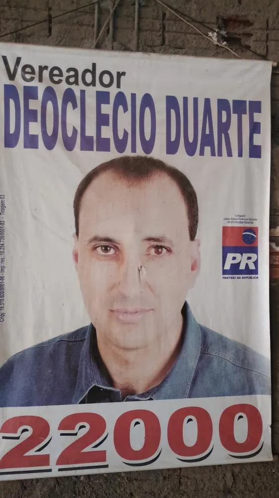 Deoclécio quando foi eleito em 2012 vereador mais votado pelo hoje PL