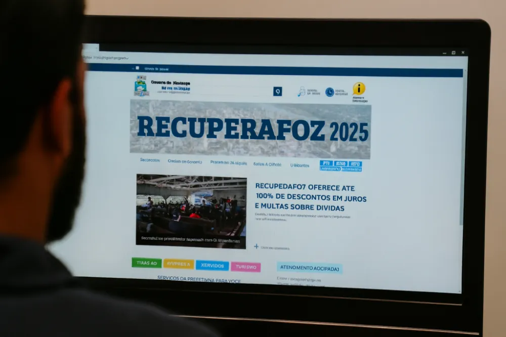 Prefeitura lança RecuperaFoz (antigo Refis) com descontos de até 100% nos juros e multas