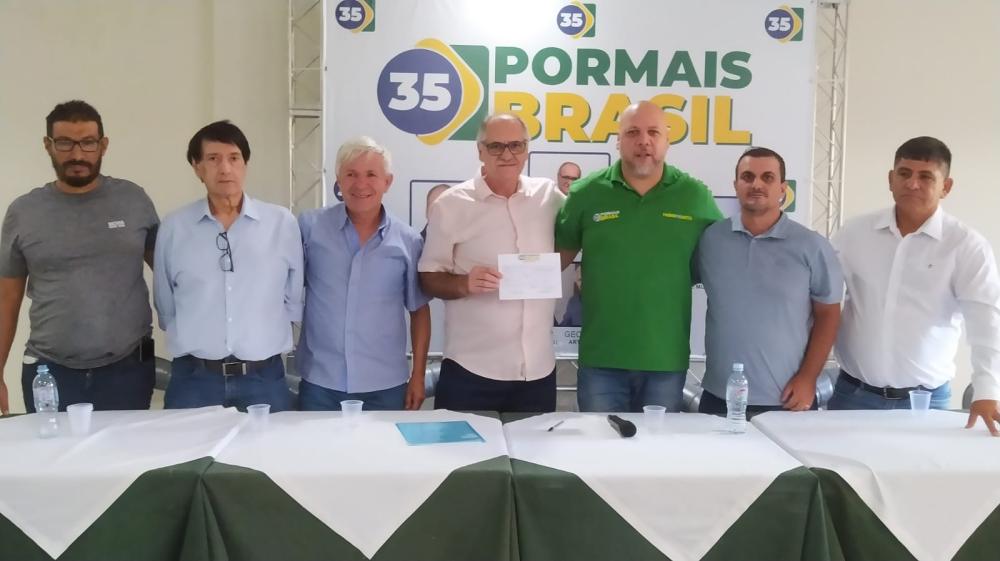 Por Mais Brasil filia Sérgio Caimi e lança pré candidatura a prefeito de Foz