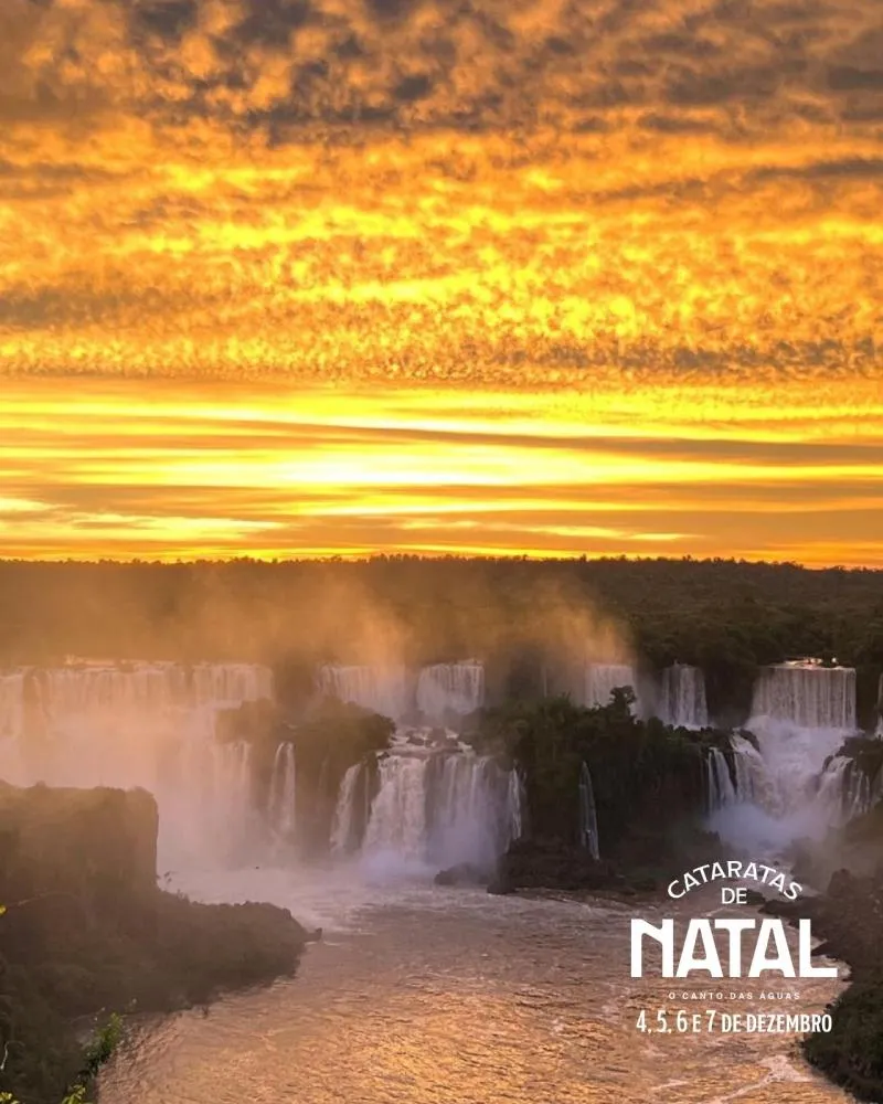 Espetáculo “Cataratas de Natal – O Canto das Águas” começa nesta quinta-feira no Parque Nacional do Iguaçu