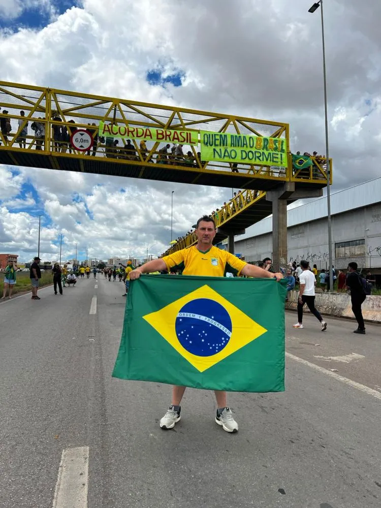 Vereador Cabo Cassol participa da Caminhada pela Liberdade até Brasília