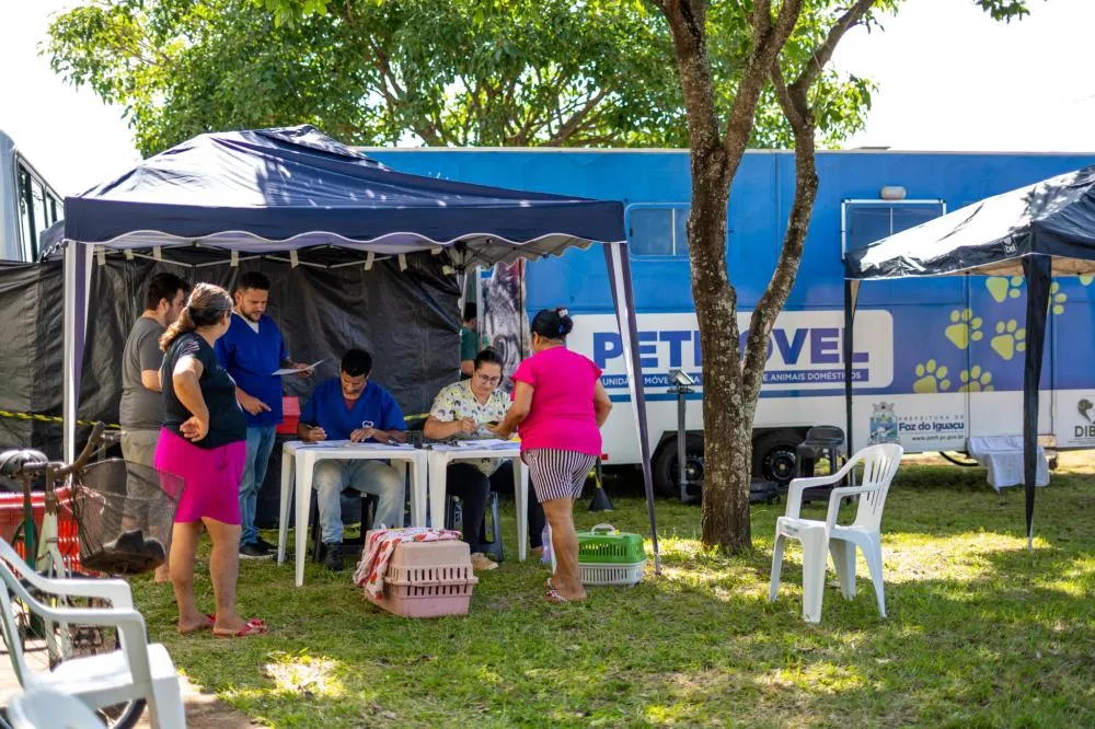 Ação do Petmóvel beneficia tutores de cães e gatos no Bubas