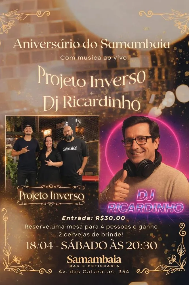 Samambaia Restaurante e Petiscaria celebra dois anos com música ao vivo e casa cheia neste sábado