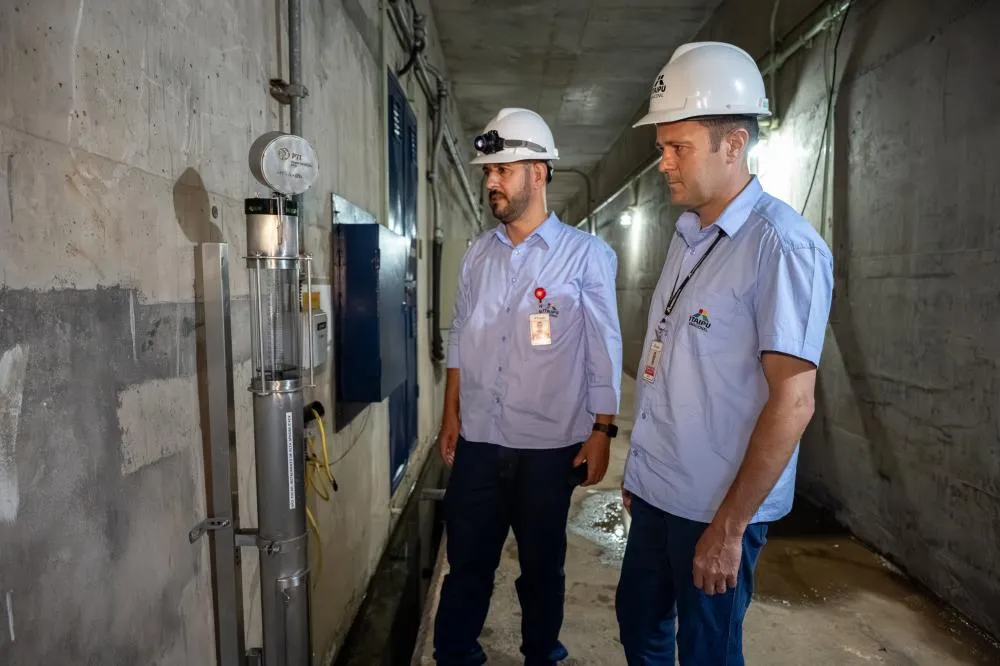 Itaipu obtém patente de dispositivo para controle de fluxo de água na barragem