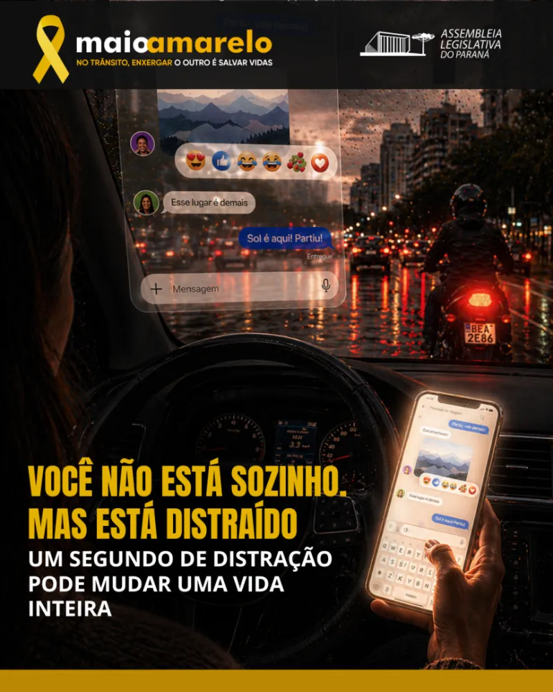 Assembleia Legislativa lança Maio Amarelo 2026 com foco na proteção dos motociclistas