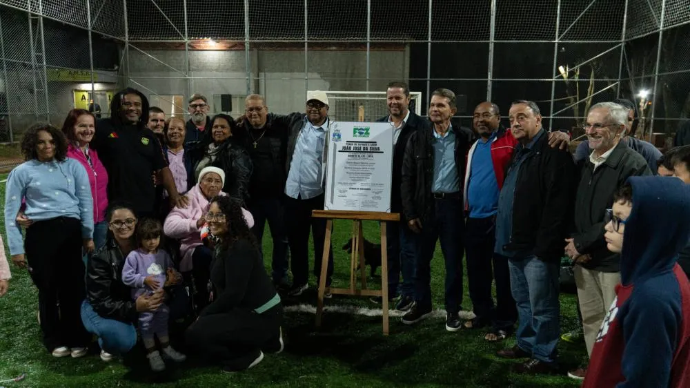Praça de esporte e lazer João José da Silva é entregue à comunidade do bairro São Roque