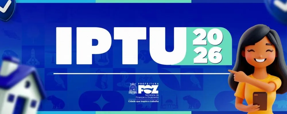 2ª parcela do IPTU Digital 2026 vence na próxima sexta-feira (15)