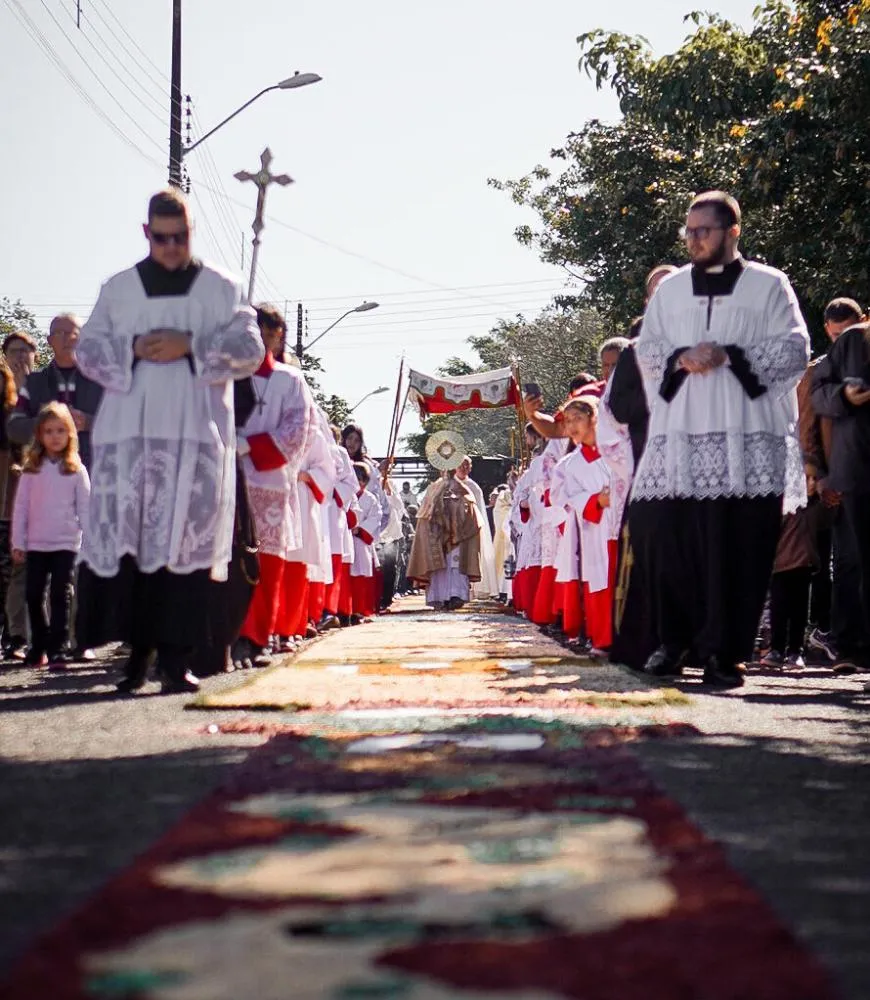 Ruas serão interditadas temporariamente para celebração de Corpus Christi