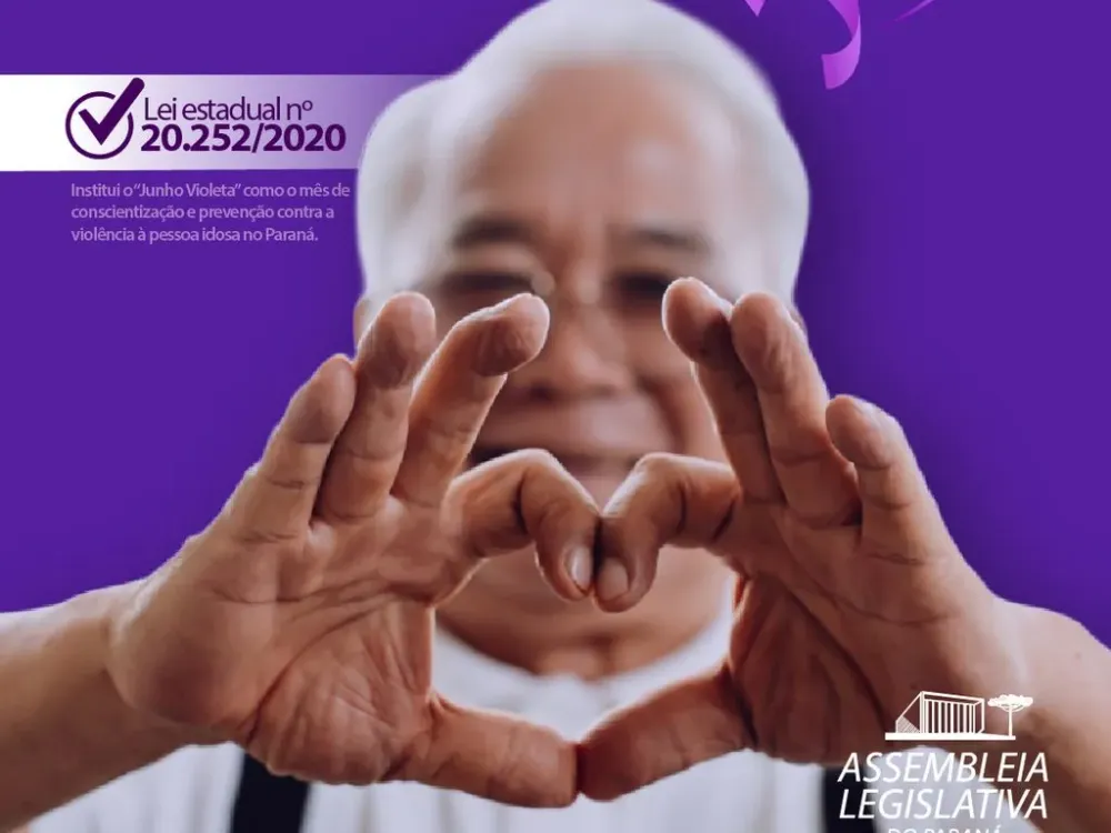 Junho Violeta marca o combate à violência contra a pessoa idosa no Paraná