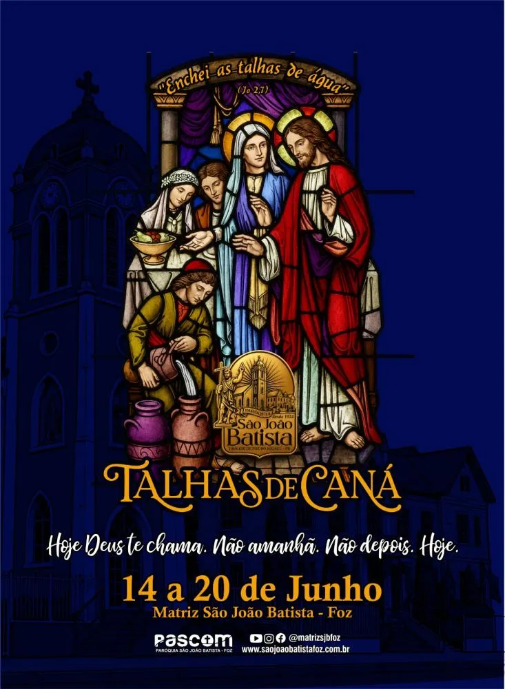 Matriz São João Batista celebra as Talhas de Caná e prepara um grande arraiá