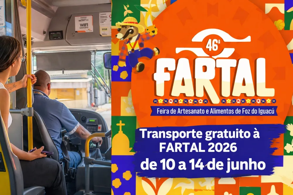 Transporte coletivo gratuito facilita acesso do público à Fartal 2026