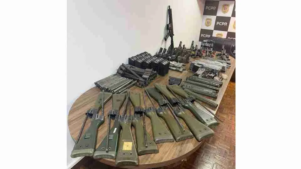 Polícia apreende quase meia tonelada de drogas e arsenal avaliado em R$ 22 milhões