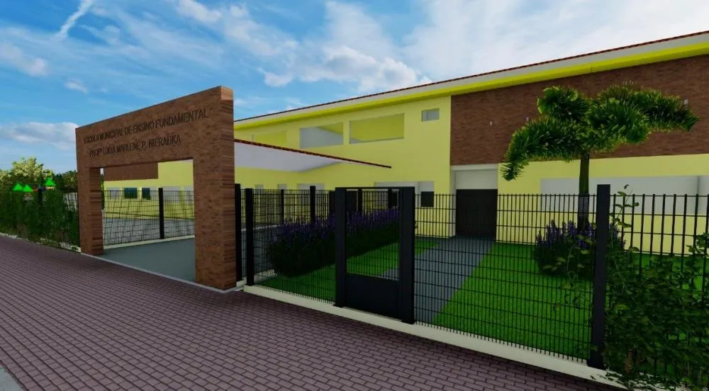 Começa a obra da nova sede da Escola Municipal Lúcia Marlene Pena Nieradka