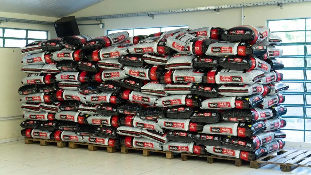 Diretoria de Bem-Estar Animal recebe 23 toneladas de ração para cães que serão distribuídas para protetores cadastrados