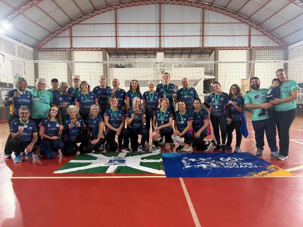 Foz do Iguaçu recebe pela 1º vez campeonato de Vôlei Câmbio 60+