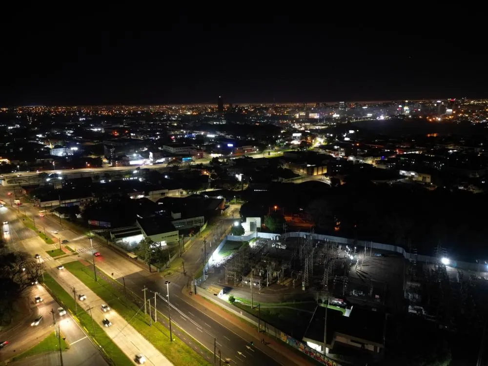 Mais quatro bairros de Foz do Iguaçu já contam com iluminação em LED