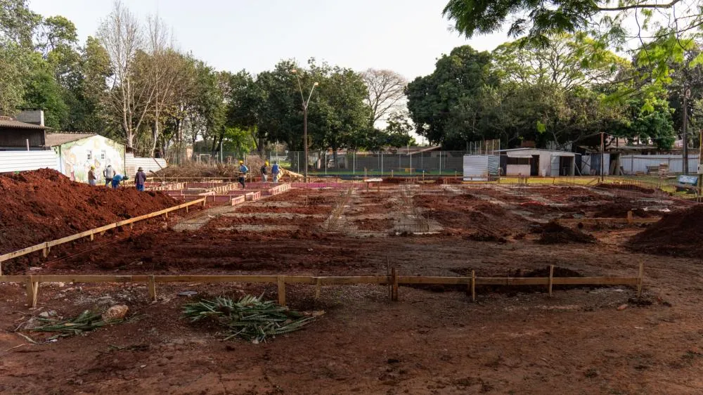 Etapa de fundação da nova UBS do Parque Presidente I é concluída e obra avança para próxima etapa