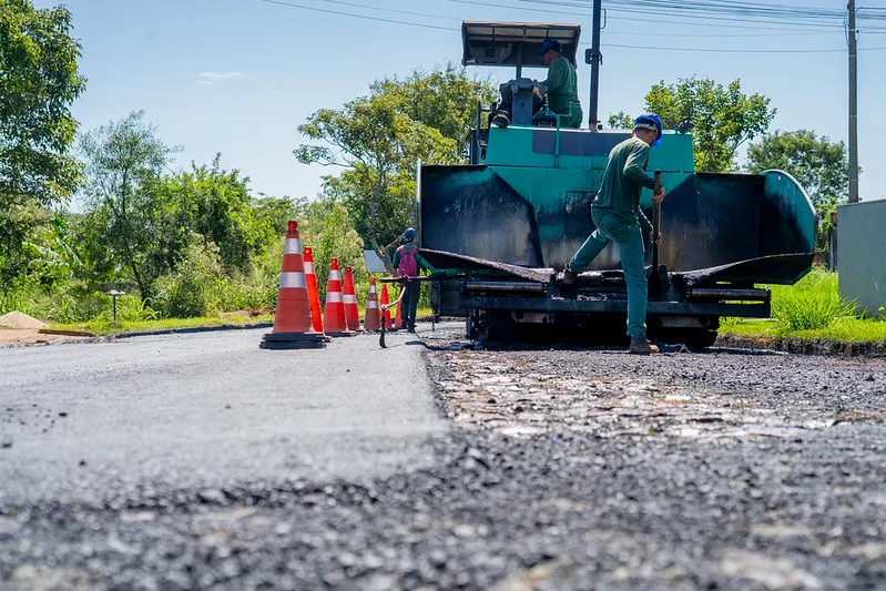 30 ruas vão receber pavimentação com investimento de R$ 13,2 milhões