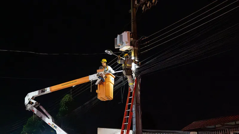Avenida Fiorino Brol vai receber nova iluminação em LED