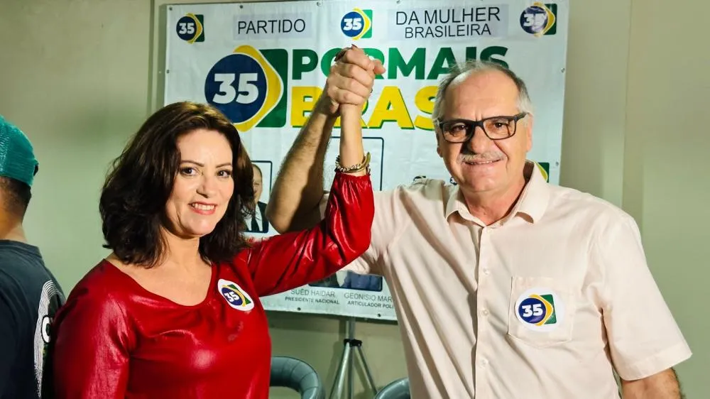 PMB confirma Caimi candidato a prefeito e Juçara Andrade vice em Foz