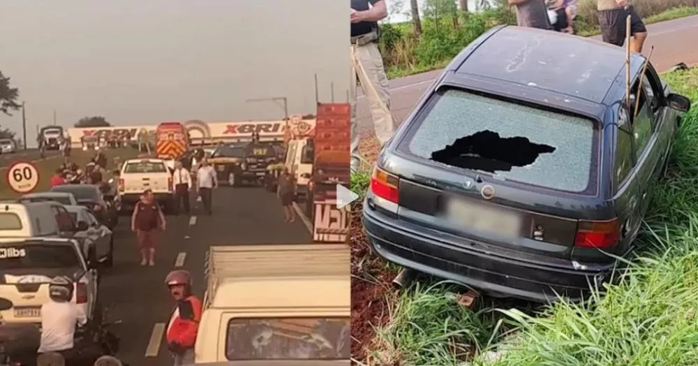 Policial federal fica ferido e suspeito morre em confronto armado na BR 277 
