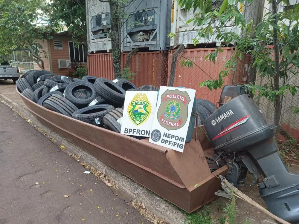 PF APERTA REPRESSÃO AO CONTRABANDO NA TRÍPLICE FRONTEIRA