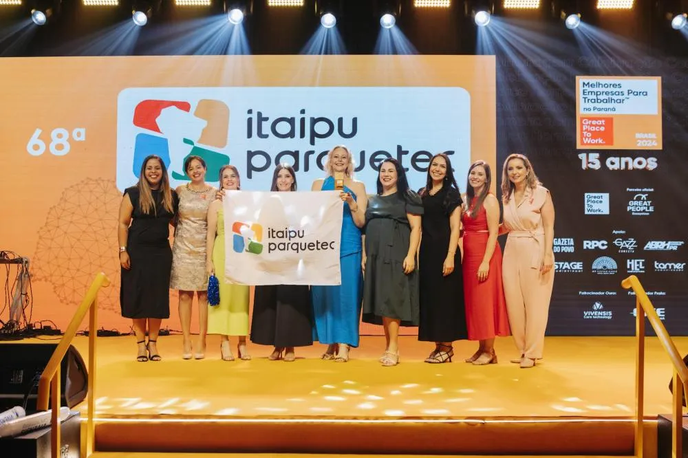 Itaipu Parquetec é premiado como uma das melhores empresas para se trabalhar no Paraná