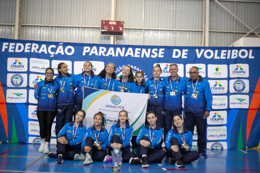 Foz do Iguaçu é campeã estadual de Voleibol Feminino 