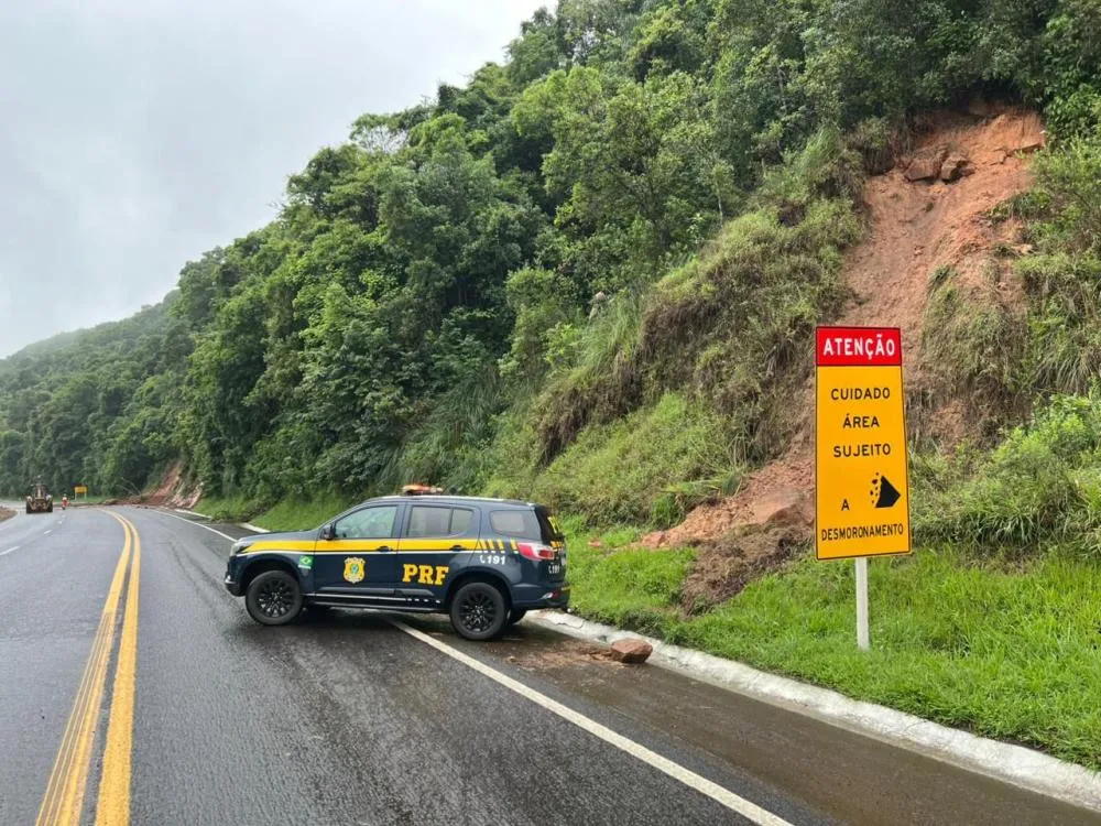 Atualizações sobre a interdição e deslizamentos da BR-277 na Serra da Esperança