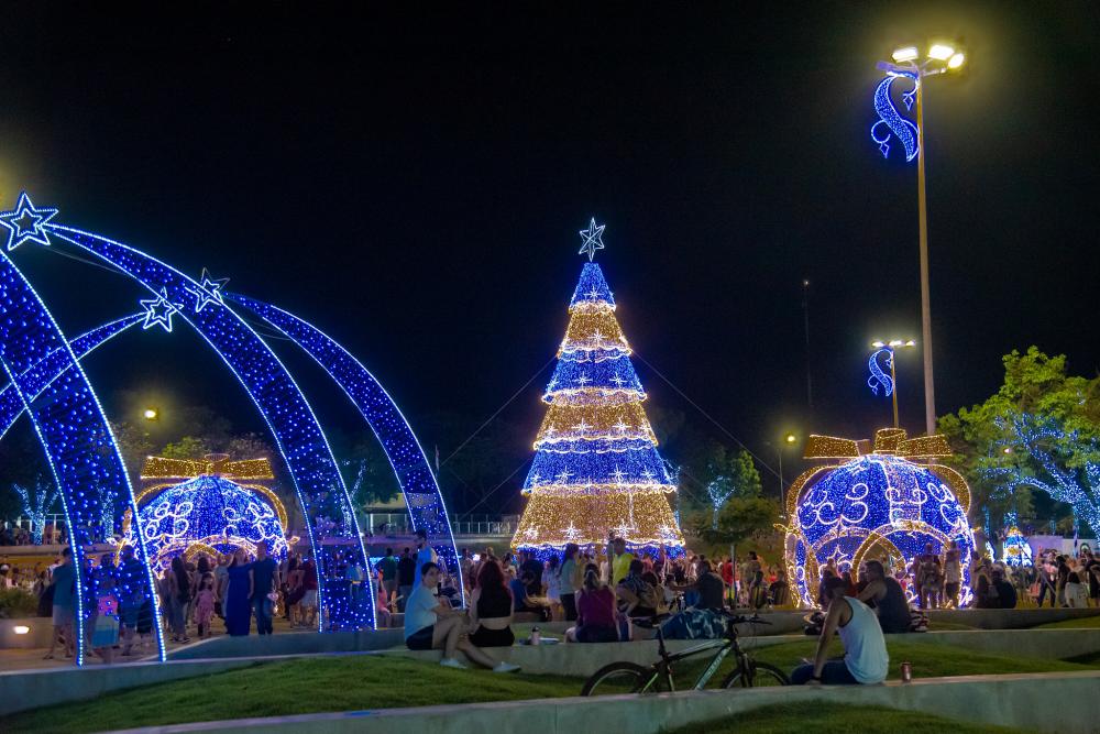 Itaipu Binacional e PTI investem R$ 3 milhões no “Natal Águas e Luzes” de Foz do Iguaçu