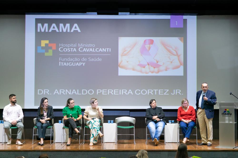 HMCC e Itaipu promovem debate prevenção e tratamento do câncer de mama e de próstata
