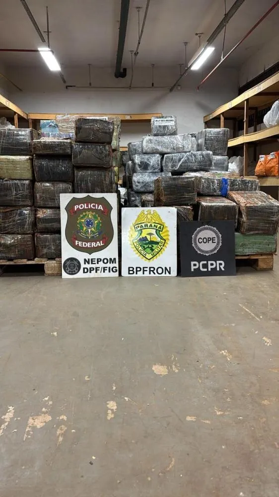 Quase 900 kg de drogas apreendidas em Santa Helena