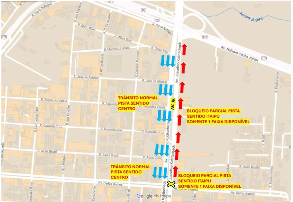 Avenida JK recebe recape asfáltico a partir desta terça-feira (06)