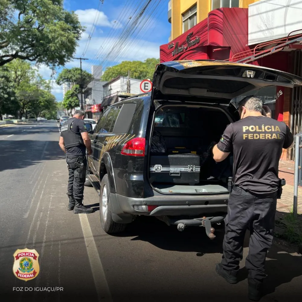 PF deflagra operação com prisões em Foz do Iguaçu