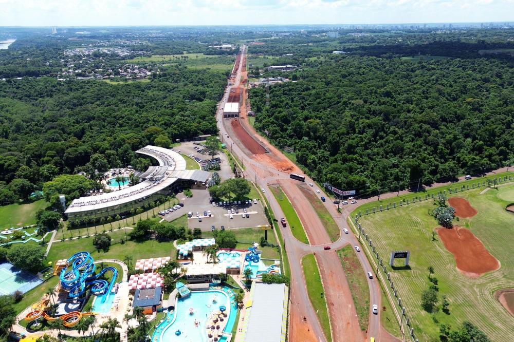 Duplicação da BR das Cataratas chega a quase 25% de conclusão