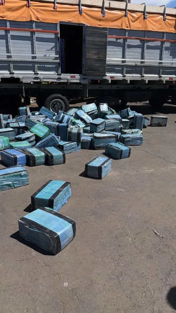 Receita Federal apreende quase 2 toneladas de maconha em caminhão na PIA